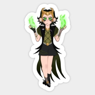 Magical Girl Loki (Marvel/MCU/Comics) Sticker